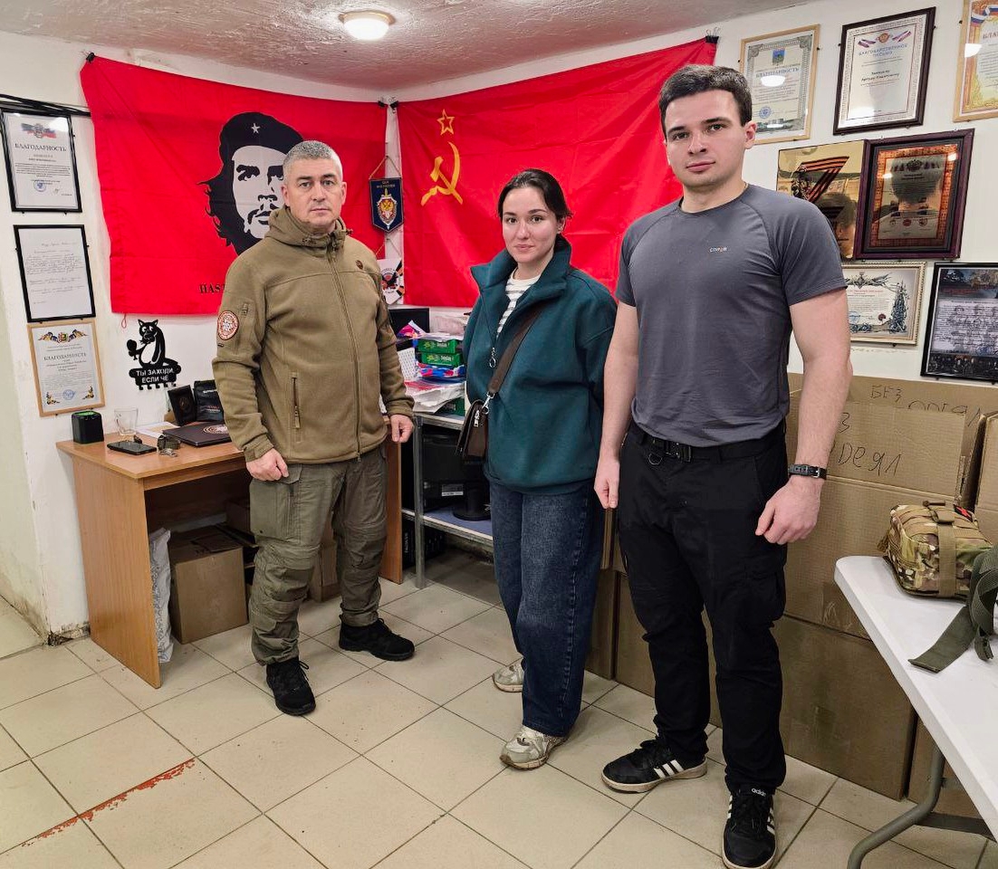 ГОСТИ ИЗ МОСКВЫ В ЛЕНИНГРАДСКОМ ШТАБЕ ФОНДА!