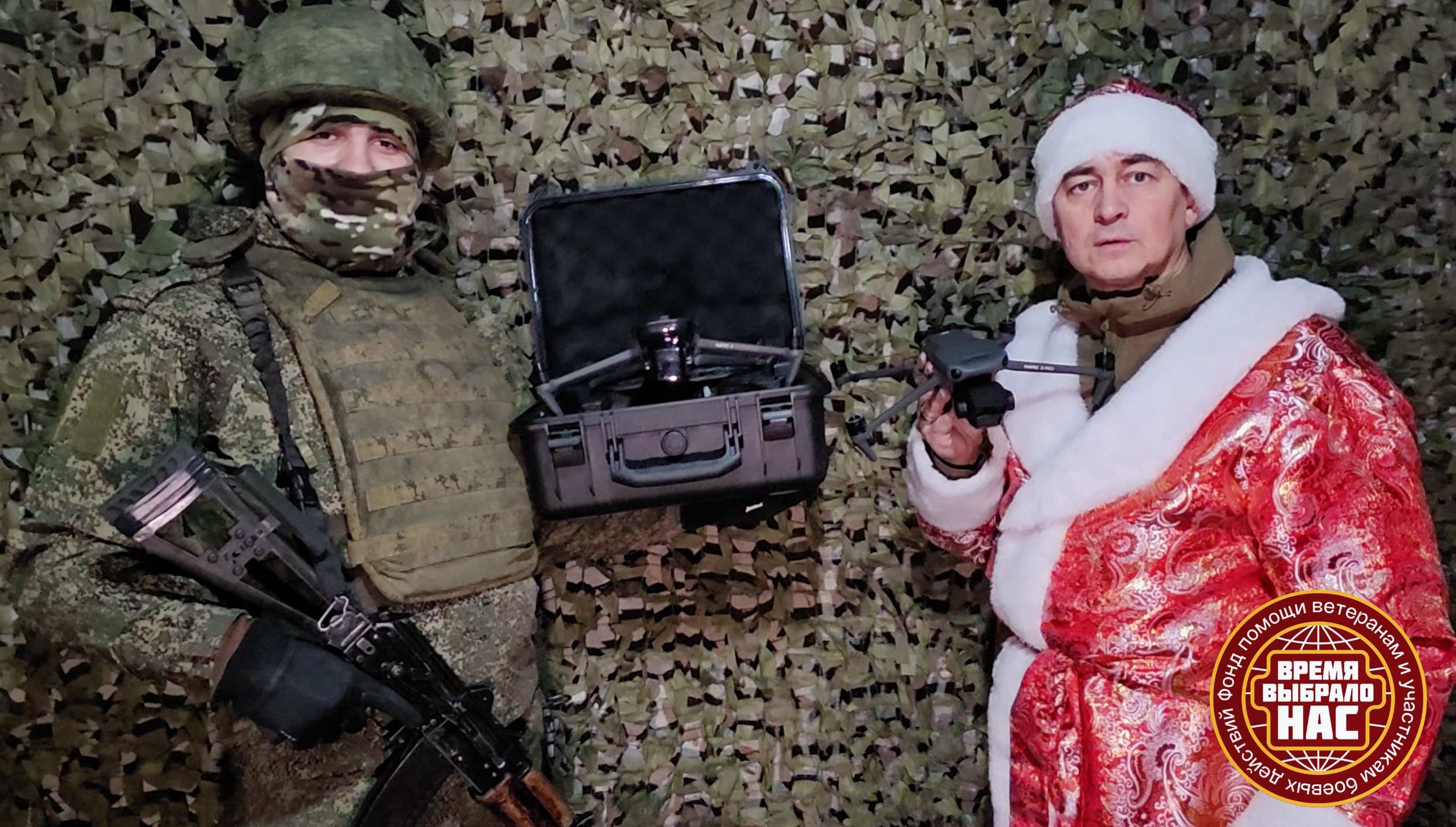 ДЕД МОРОЗ ПРИНЁС БОЙЦАМ ПОДАРКИ!